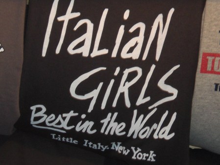 Italian Girl Wear I found in Little Italy!